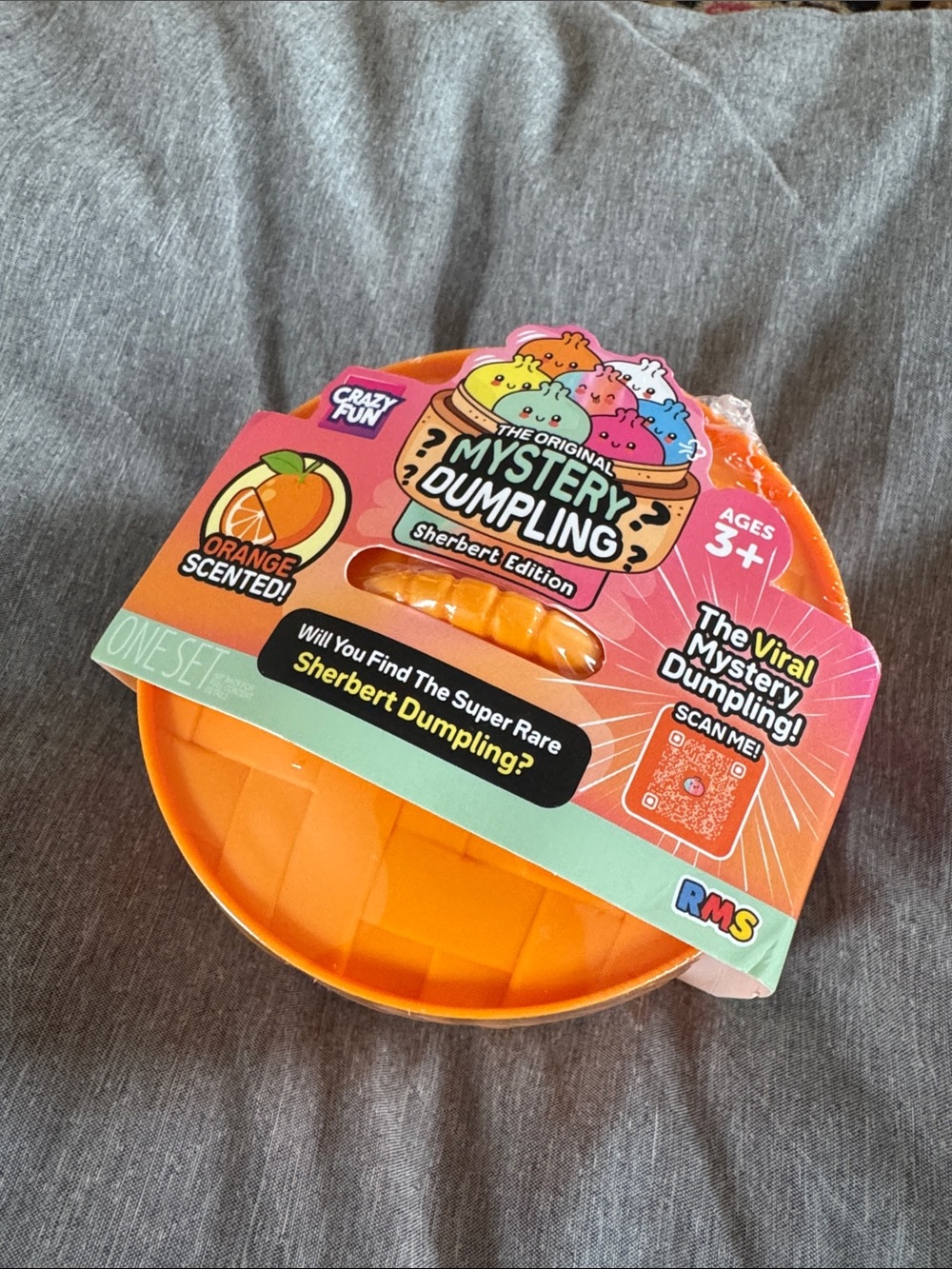Brand NEW RMS Mystery Dumpling Sherbert Edition Orange Scented Kids Toy